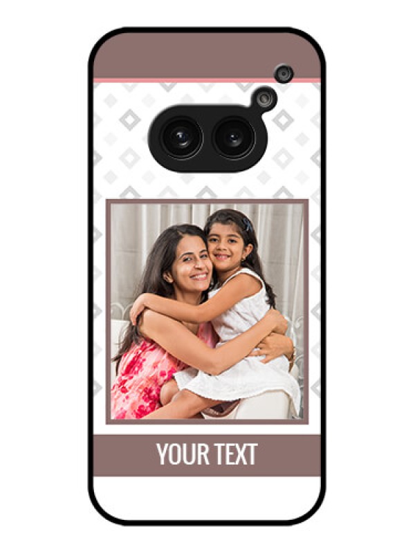 Custom Nothing Phone 2A Custom Metal Phone Case - Simple Diamond Design