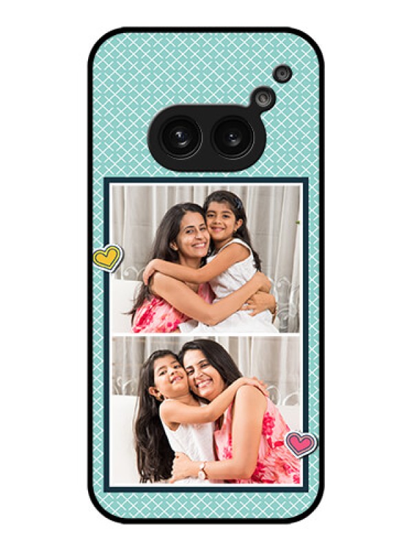 Custom Nothing Phone 2A Custom Metal Phone Case - 2 Image Holder With Pattern Design