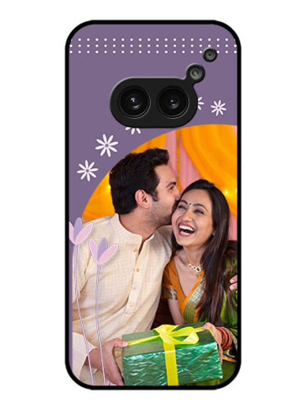 Custom Nothing Phone 2A Custom Metal Phone Case - Lavender Flowers Design