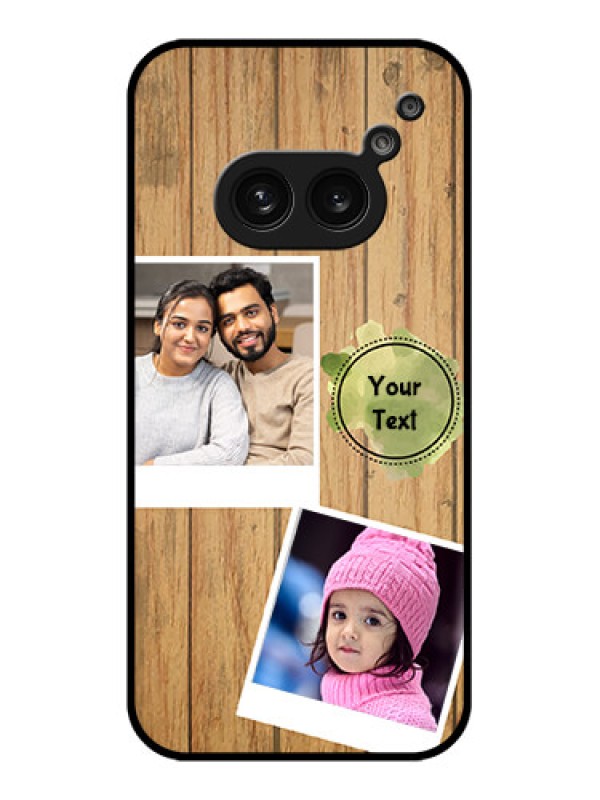 Custom Nothing Phone 2A Custom Metal Phone Case - Wooden Texture Design