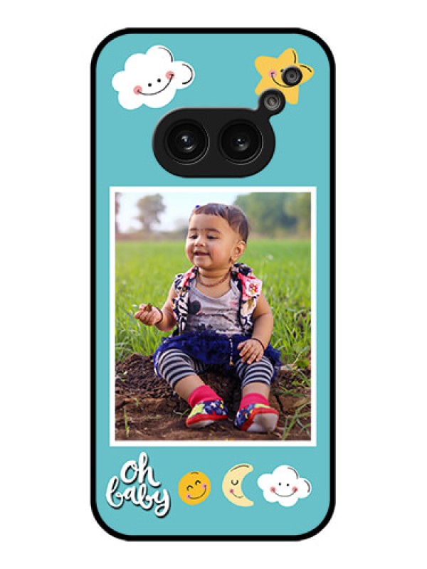 Custom Nothing Phone 2A Custom Metal Phone Case - Smiley Kids Stars Design