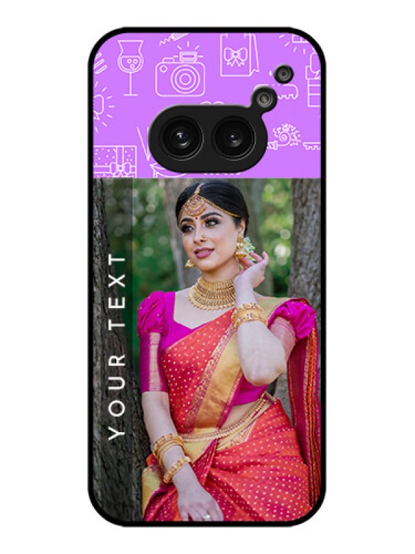 Custom Nothing Phone 2A Custom Metal Phone Case - Birthday Icons Design