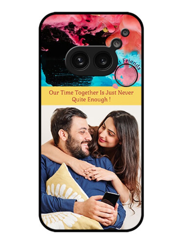 Custom Nothing Phone 2A Custom Metal Phone Case - Quote With Acrylic Painting Design