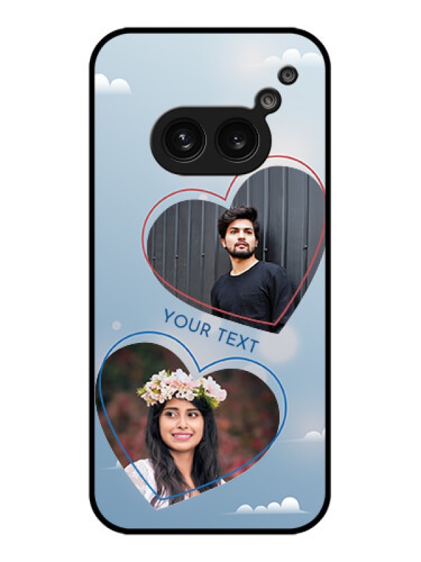 Custom Nothing Phone 2A Custom Metal Phone Case - Blue Color Couple Design