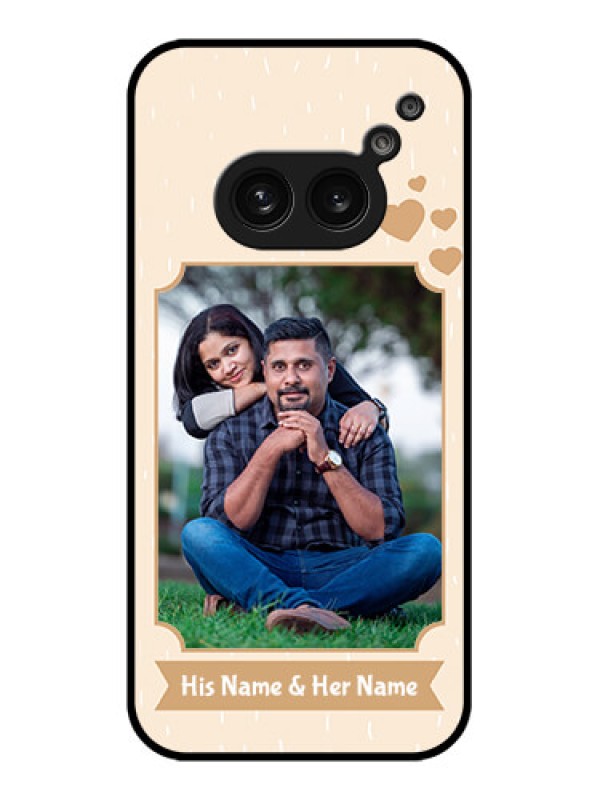 Custom Nothing Phone 2A Custom Metal Phone Case - With Confetti Love Design