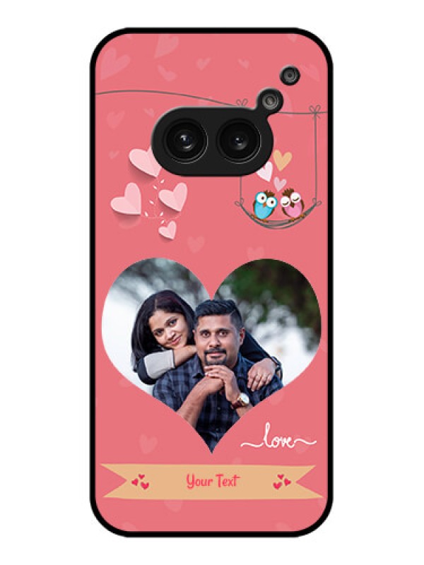 Custom Nothing Phone 2A Custom Metal Phone Case - Peach Color Love Design