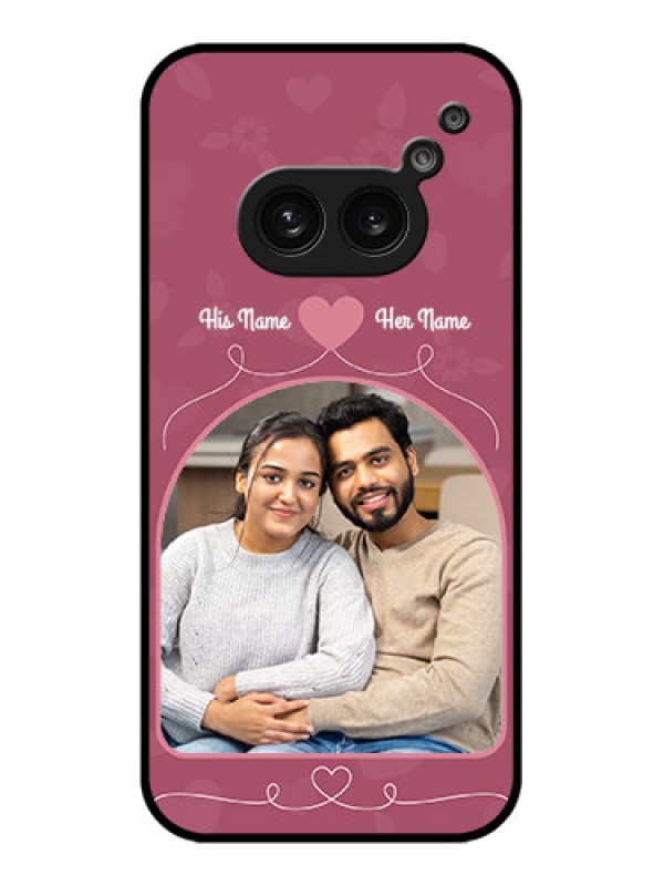 Custom Nothing Phone 2A Custom Metal Phone Case - Love Floral Design