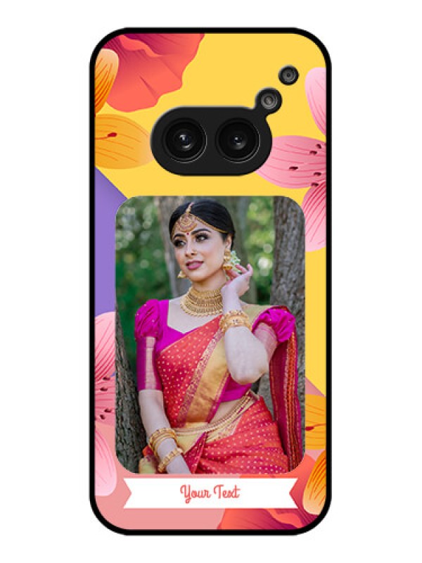 Custom Nothing Phone 2A Custom Metal Phone Case - 3 Image With Vintage Floral Design