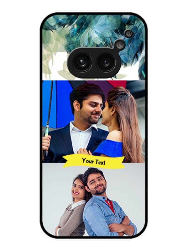 Custom Nothing Phone 2A Custom Metal Phone Case - Image With Boho Peacock Feather Design