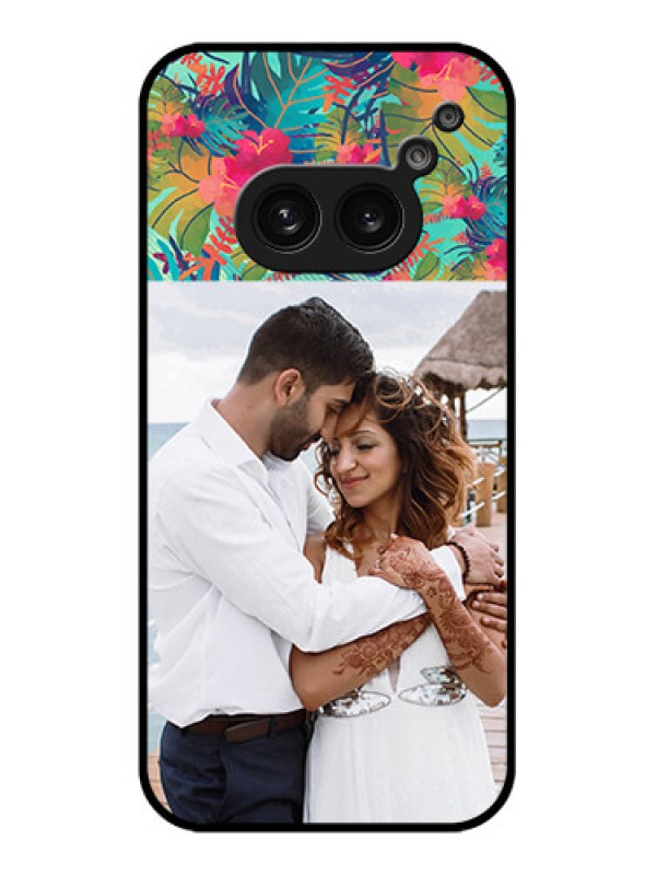 Custom Nothing Phone 2A Custom Metal Phone Case - Watercolor Floral Design