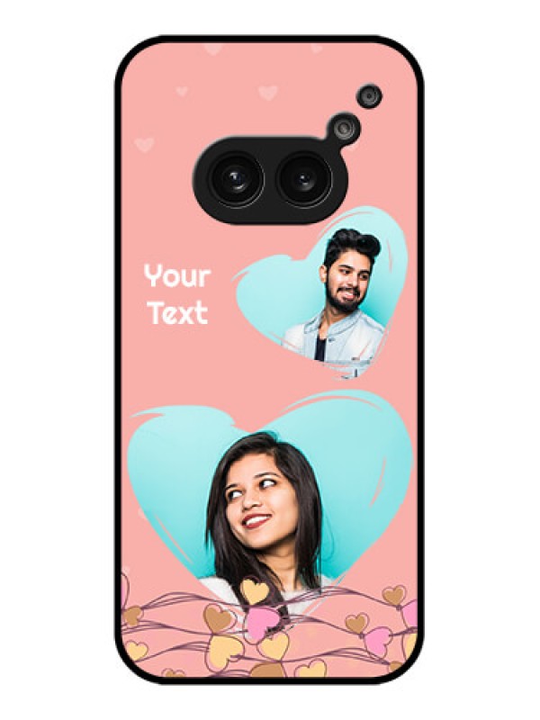 Custom Nothing Phone 2A Custom Metal Phone Case - Love Doodle Design
