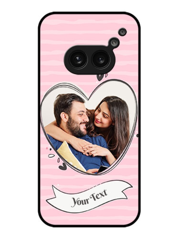 Custom Nothing Phone 2A Custom Metal Phone Case - Vintage Heart Design