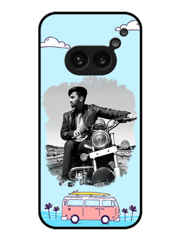 Custom Nothing Phone 2A Custom Metal Phone Case - Travel and Adventure Design