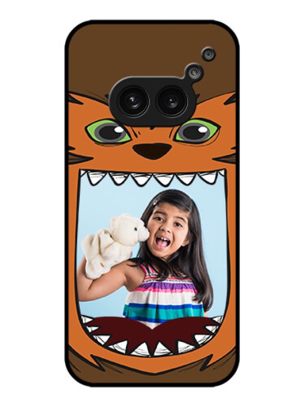 Custom Nothing Phone 2A Custom Metal Phone Case - Owl Monster Back Case Design