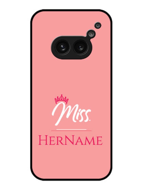 Custom Nothing Phone 2A Custom Metal Phone Case - Mrs With Name Design