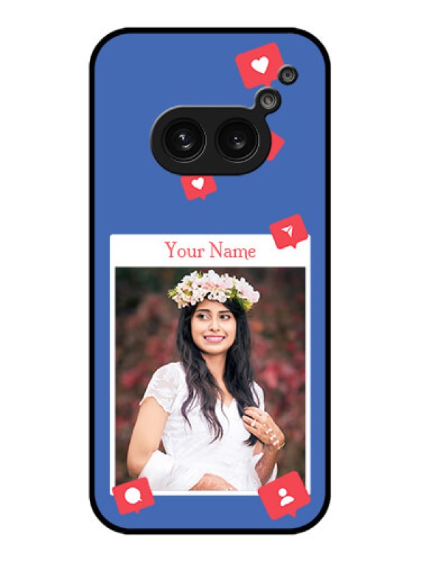 Custom Nothing Phone 2A Custom Metal Phone Case - Like Share And Comment Design