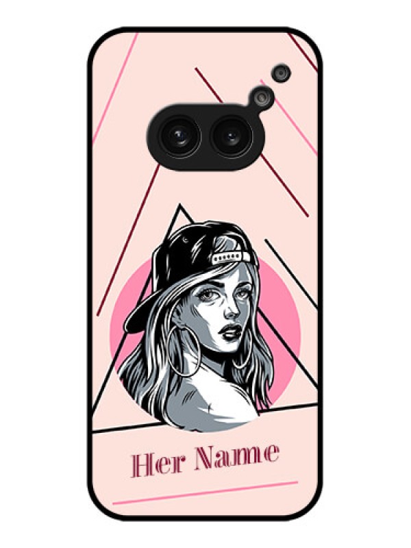 Custom Nothing Phone 2A Custom Metal Phone Case - Rockstar Girl Design