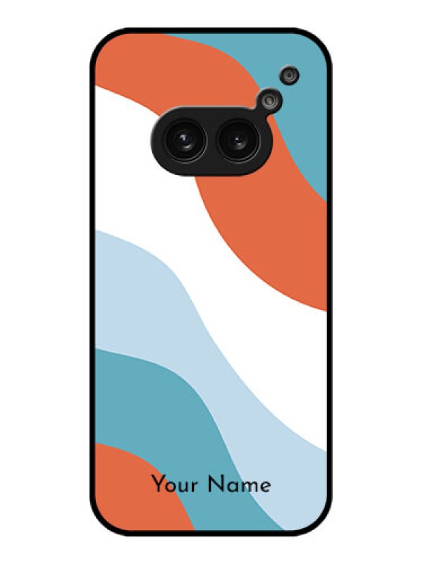 Custom Nothing Phone 2A Custom Metal Phone Case - Coloured Waves Design