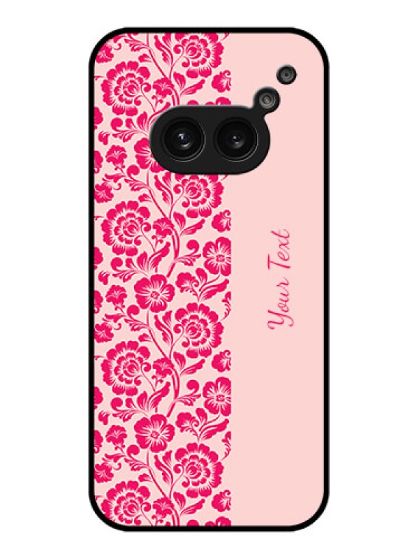 Custom Nothing Phone 2A Custom Metal Phone Case - Attractive Floral Pattern Design