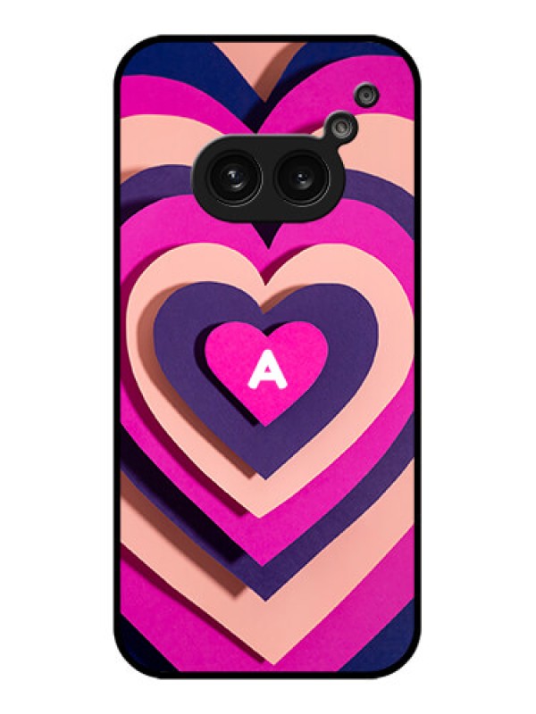 Custom Nothing Phone 2A Custom Metal Phone Case - Cute Heart Pattern Design