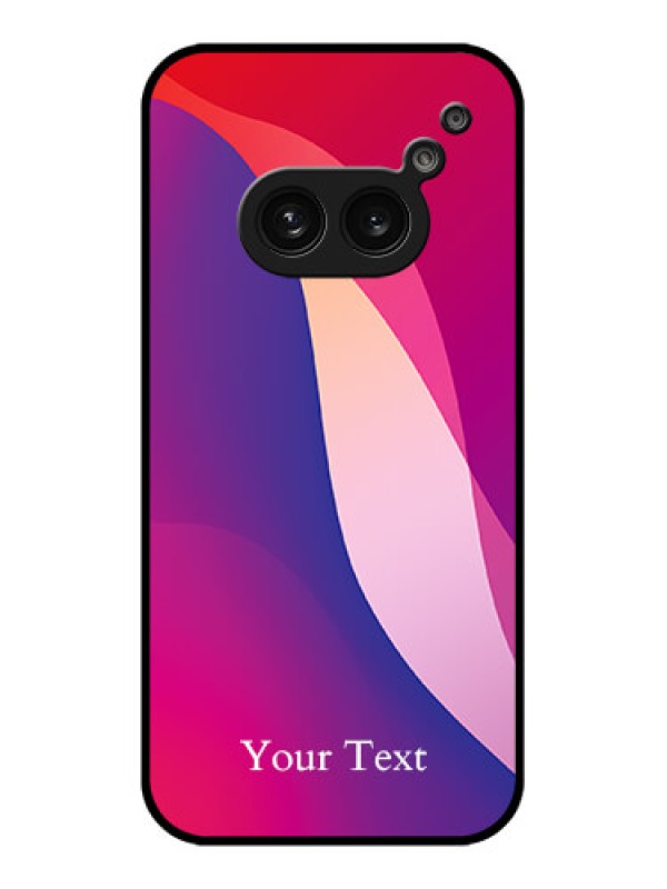 Custom Nothing Phone 2A Custom Metal Phone Case - Digital Abstract Overlap Design