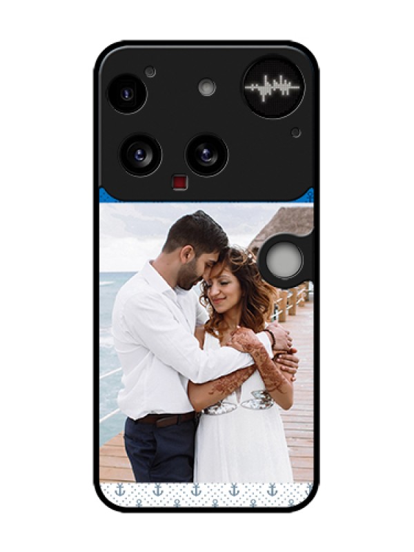 Custom Nothing Phone 3 5G Custom Metal Phone Case - Blue Anchors Design