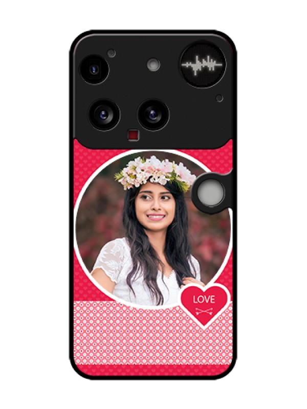 Custom Nothing Phone 3 5G Custom Metal Phone Case - Pink Color Pattern Design