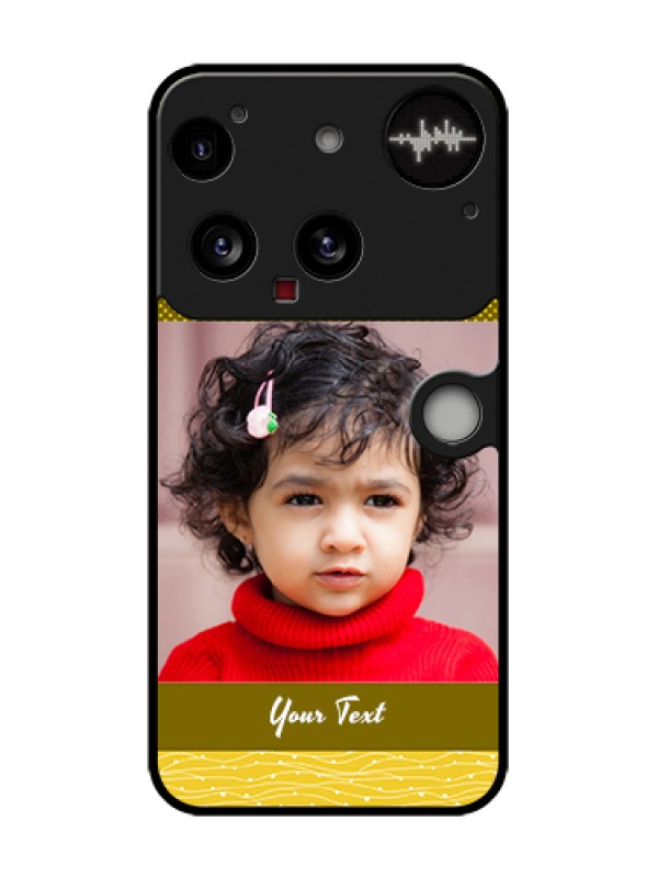 Custom Nothing Phone 3 5G Custom Metal Phone Case - Simple Green Color Design