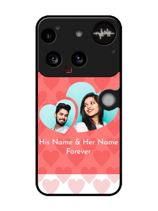 Custom Nothing Phone 3 5G Custom Metal Phone Case - Couple Pic Upload Design