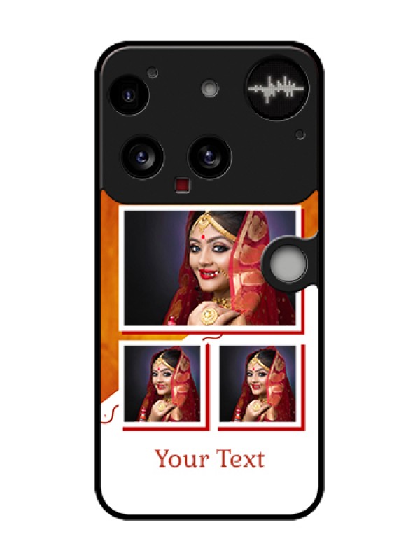 Custom Nothing Phone 3 5G Custom Metal Phone Case - Wedding Memories Design