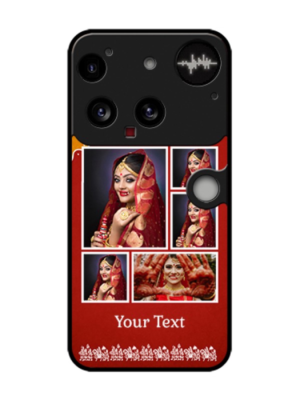 Custom Nothing Phone 3 5G Custom Metal Phone Case - Wedding Pic Upload Design