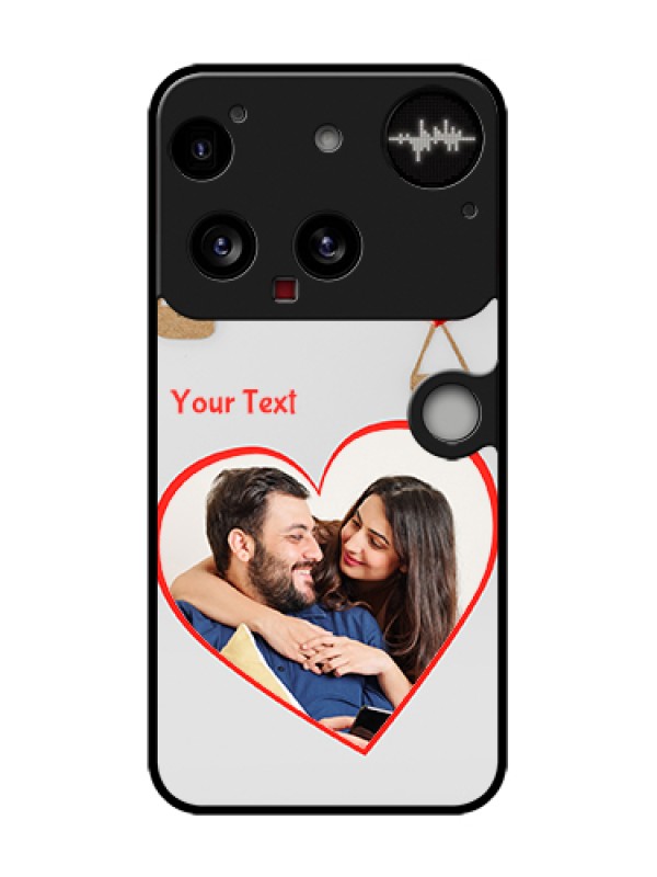 Custom Nothing Phone 3 5G Custom Metal Phone Case - Parachute Love Design