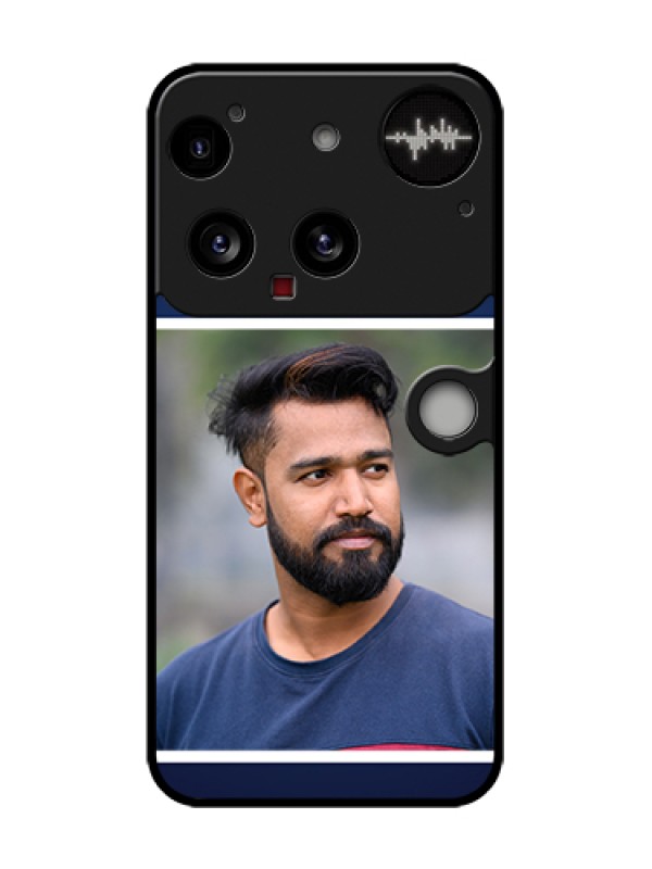 Custom Nothing Phone 3 5G Custom Metal Phone Case - Simple Royal Blue Design