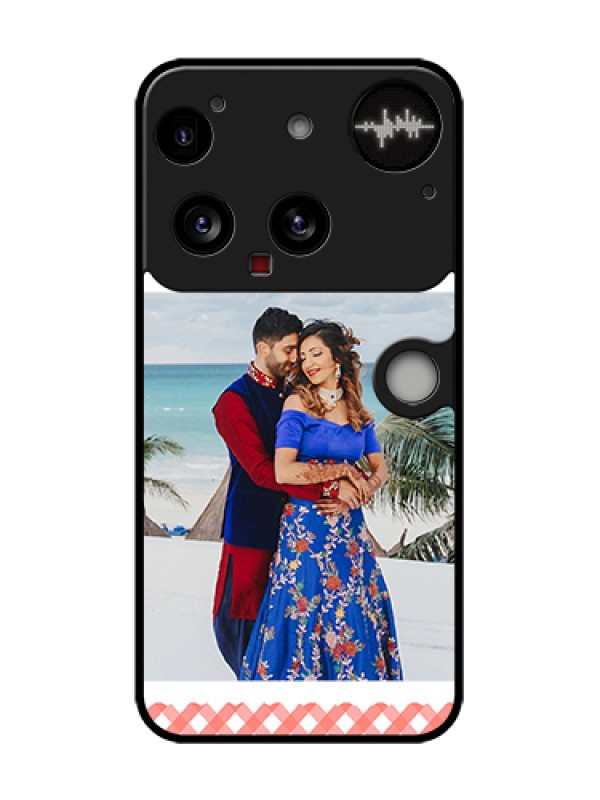 Custom Nothing Phone 3 5G Custom Metal Phone Case - Pink Pattern Design