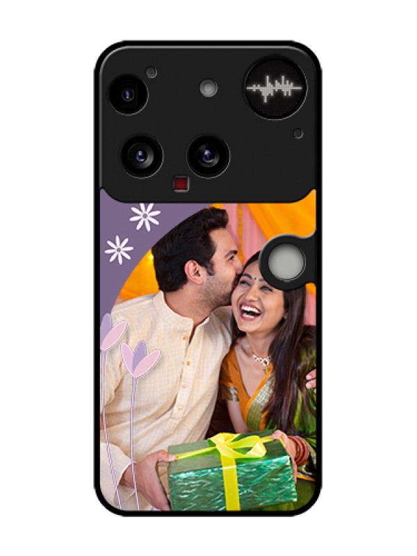 Custom Nothing Phone 3 5G Custom Metal Phone Case - Lavender Flowers Design