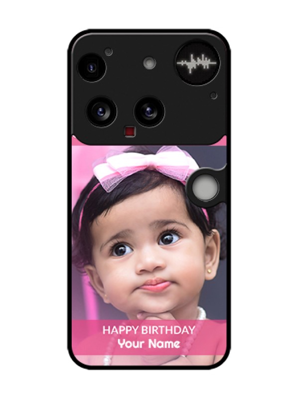 Custom Nothing Phone 3 5G Custom Metal Phone Case - With Birthday Line Art Design