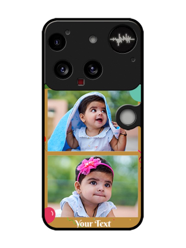 Custom Nothing Phone 3 5G Custom Metal Phone Case - Image Holder With Birthday Celebrations Design