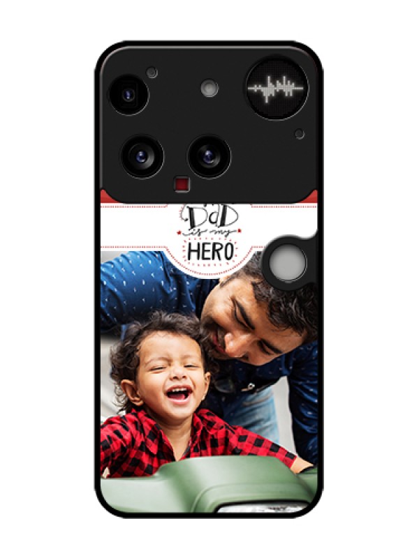 Custom Nothing Phone 3 5G Custom Metal Phone Case - My Dad Hero Design