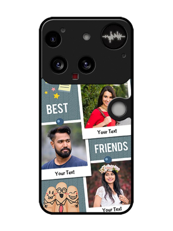 Custom Nothing Phone 3 5G Custom Metal Phone Case - Sticky Frames And Friendship Design