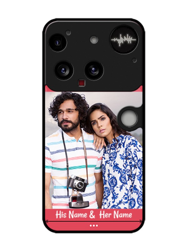 Custom Nothing Phone 3 5G Custom Metal Phone Case - Simple Love Design