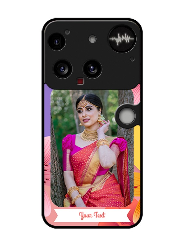 Custom Nothing Phone 3 5G Custom Metal Phone Case - 3 Image With Vintage Floral Design