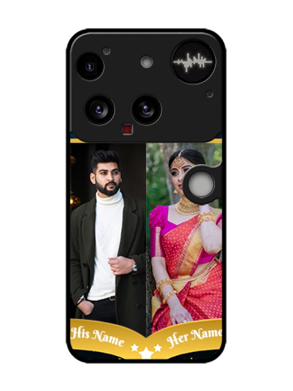 Custom Nothing Phone 3 5G Custom Metal Phone Case - Galaxy Stars Backdrop Design