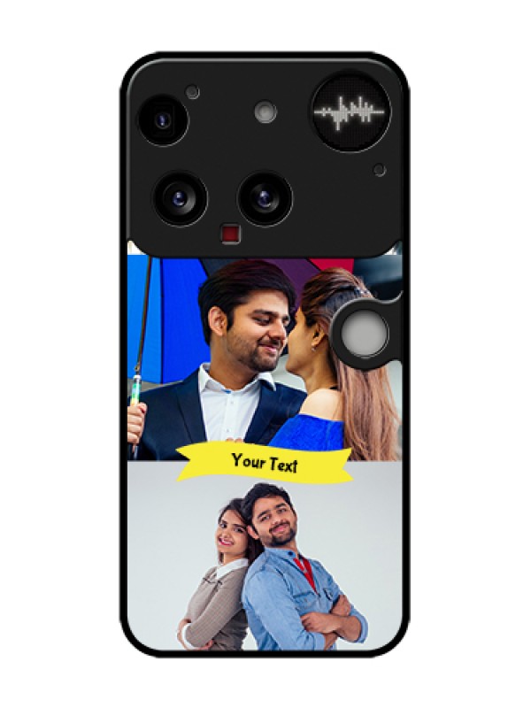 Custom Nothing Phone 3 5G Custom Metal Phone Case - Image With Boho Peacock Feather Design