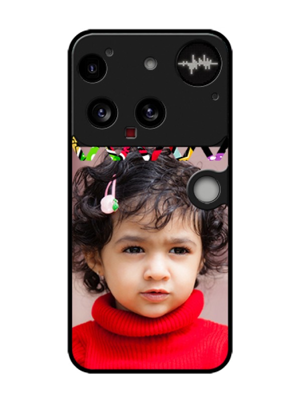 Custom Nothing Phone 3 5G Custom Metal Phone Case - Neon Abstract Design