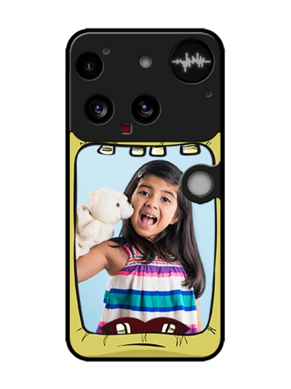 Custom Nothing Phone 3 5G Custom Metal Phone Case - Cartoon Monster Back Case Design