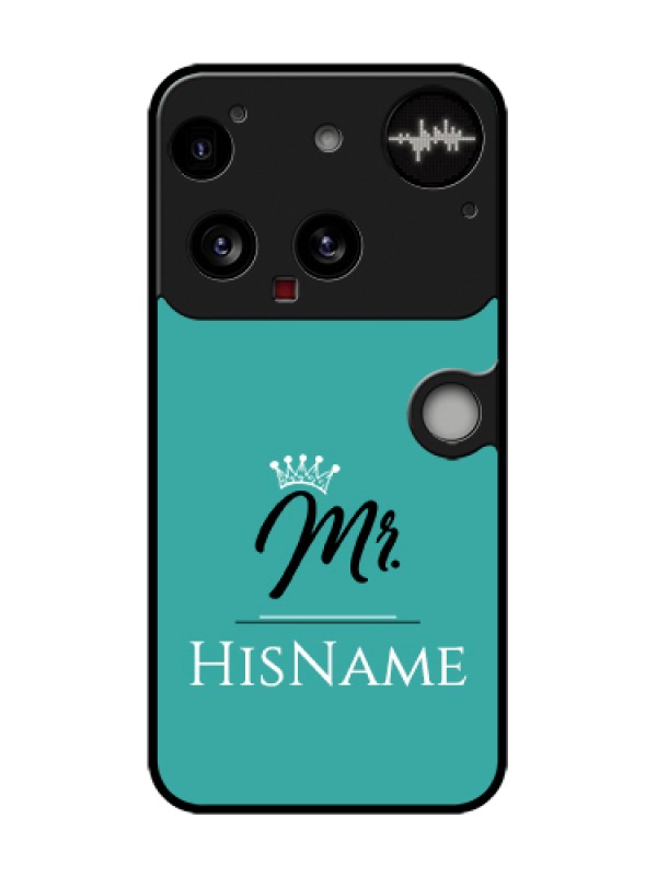 Custom Nothing Phone 3 5G Custom Metal Phone Case - Mr With Name Design