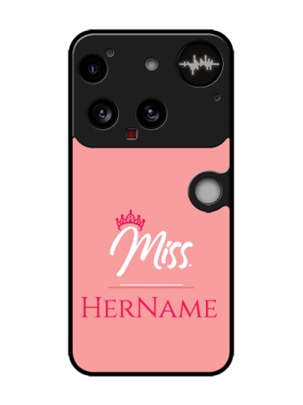 Custom Nothing Phone 3 5G Custom Metal Phone Case - Mrs With Name Design