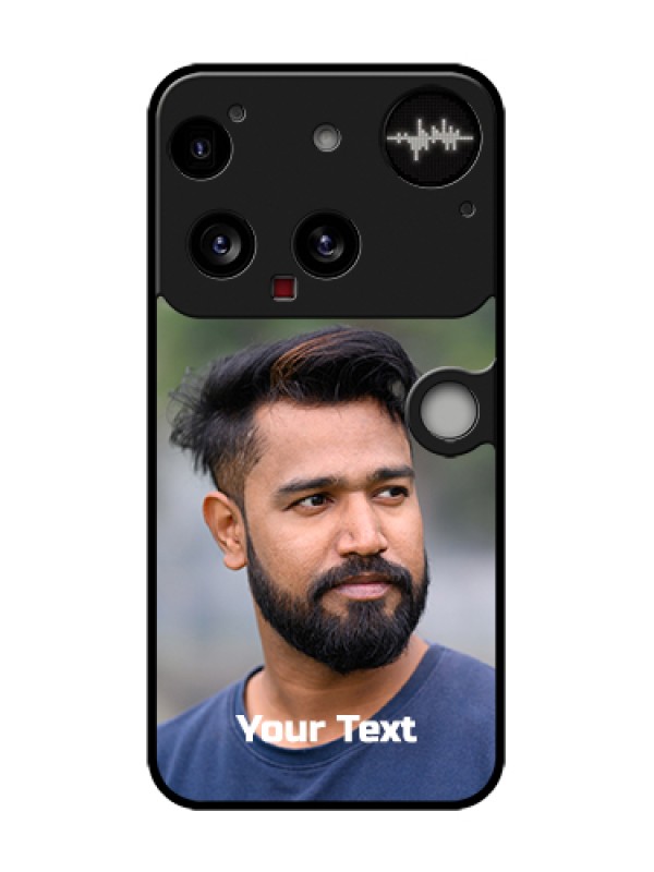 Custom Nothing Phone 3 5G Custom Metal Phone Case - Photo With Text Design