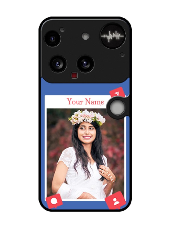 Custom Nothing Phone 3 5G Custom Metal Phone Case - Like Share And Comment Design