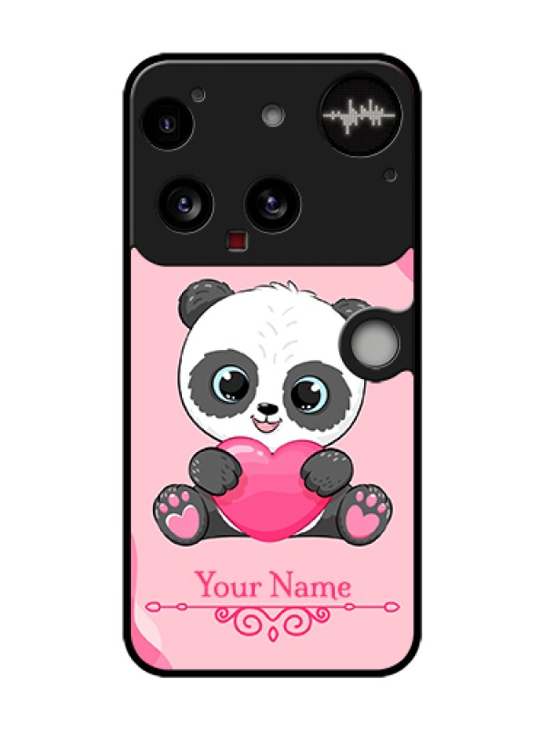 Custom Nothing Phone 3 5G Custom Metal Phone Case - Cute Panda Design